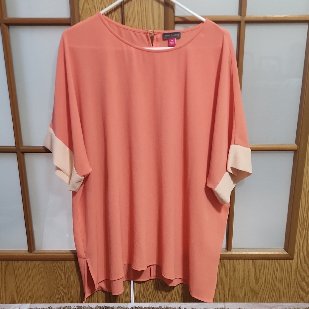Vince Camuto Coral Women's Blouse Size 2x